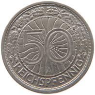 GERMANY WEIMAR 50 PFENNIG 1928 A #a055 0683 - 50 Rentenpfennig & 50 Reichspfennig