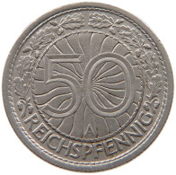 GERMANY WEIMAR 50 PFENNIG 1928 A #a046 0909 - 50 Rentenpfennig & 50 Reichspfennig