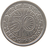 GERMANY WEIMAR 50 PFENNIG 1927 A #a061 0609 - 50 Renten- & 50 Reichspfennig