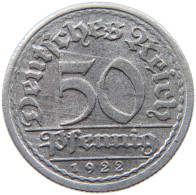 GERMANY WEIMAR 50 PFENNIG 1922 F TOP #a053 0551 - 50 Rentenpfennig & 50 Reichspfennig