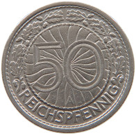 GERMANY WEIMAR 50 PFENNIG 1928 A #a055 0741 - 50 Rentenpfennig & 50 Reichspfennig