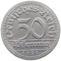 GERMANY WEIMAR 50 PFENNIG 1921 D #s074 0101 - 50 Rentenpfennig & 50 Reichspfennig