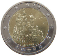 GERMANY WEST UNFIED 2 EURO 2012 G BAYERN #a072 0133 - Altri & Non Classificati