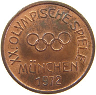 GERMANY WEST MEDAL OLYMPIC GAMES 1972 MUNCHEN 20MM #a063 0135 - Andere & Zonder Classificatie