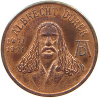 GERMANY WEST MEDAL ALBRECHT DURER 1971 NURNBERG 20MM #a063 0141 - Andere & Zonder Classificatie