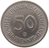 GERMANY WEST 50 PFENNIG 1979 D #a072 0673 - 50 Pfennig