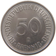 GERMANY WEST 50 PFENNIG 1974 D #a072 0685 - 50 Pfennig