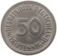 GERMANY WEST 50 PFENNIG 1967 D #a072 0697 - 50 Pfennig