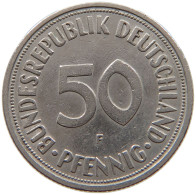 GERMANY WEST 50 PFENNIG 1950 F #a061 0623 - 50 Pfennig