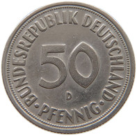 GERMANY WEST 50 PFENNIG 1950 D #a061 0645 - 50 Pfennig