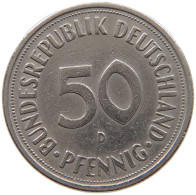 GERMANY WEST 50 PFENNIG 1950 D #a061 0631 - 50 Pfennig