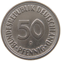 GERMANY WEST 50 PFENNIG 1950 D #a046 0581 - 50 Pfennig