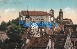 217164 SWITZERLAND NÜRNBERG VIEW PARTIAL CIRCULATED TO ARGENTINA POSTAL POSTCARD - Berg