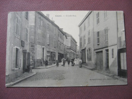 CPA 88 CHATEL SUR MOSELLE Grande Rue ANIMEE N° 1 écrite Au Dos - Chatel Sur Moselle