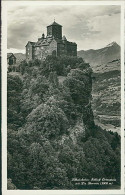 SWITZERLAND - ALBULABAHN - SCHLOSS ORTENSTEIN MIT PIZ BEVERIN - EDITION PHOTOGLOB - 1930s (16812) - Bever