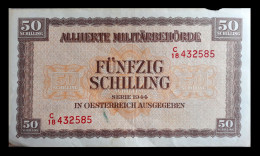 # # # Banknote Österreich (Austria) Alliierte Militärbehörde 50 Schilling 1944 # # # - Oesterreich
