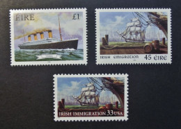 Ireland - Irelande - Eire - 1999 - Y&T N° 1121 + (USA Version ) - 1140 (3 Val.) Boats  - MNH - Postfris - Neufs