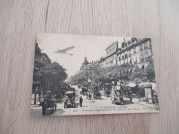 CPA 75 Pris L'aviation à Paris Monoplan Volant Au Dessus Du Boulevard Des Italiens - Andere Monumenten, Gebouwen