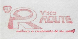 Portugal 1988 Fragment Meter Stamp Pitney Bowes Slogan Visco Route Improves Your Car's Performance British Petroleum Oil - Aardolie