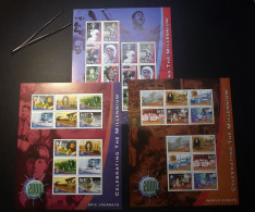 Ireland - Irelande - Eire - 2000  -  ( 36 Val. ) - Millenium Sheets I - II - III  - MNH - Postfris - Blocks & Sheetlets