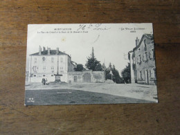 MONTFAUCON - La Place Du Croteil Et La Route De St Bonnet - Le - Froid - Montfaucon En Velay