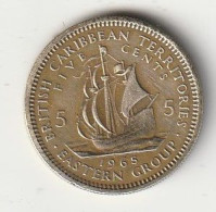 5 CENTS 1965 BRITISH EAST CARIBBAEN GROUP /1046/ - Antillen
