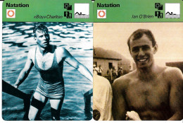 GF1932 - FICHES RENCONTRE - DAWN FRASER - BOY CHARLTON - IAN O'BRIEN - MIKE WENDEN - SHANE GOULD - Swimming