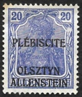 ALLENSTEIN - Plebiscite  - YT  5 - Oblitéré - Allenstein