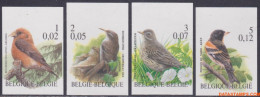 België 2000 - Mi:2969/2972, Yv:2917/2920, OBP:2918/2921, Stamp - □ - Birds Crossbill, Tree Creeper, Grass Spy, Keep - 1981-2000