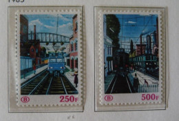 BELGIUM :   1985 - CHEMINS DE FER - CF   459 à 460 ** - COTE: 50,00€ - Nuovi