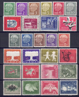 Saarland 1957/59 - Lot Aus Nr. 379 - 448, Postfrisch ** / MNH - Neufs