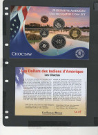 Baisse De Prix USA - Blister 6 Pièces Dollars Indiens D'Amérique 2018 - Choctaw - Collections