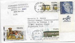 UNITED STATES 2002 STREETCARS TRAINS DOGS ELEANOR ROOSEVELT CIRCULATED COVER - Briefe U. Dokumente