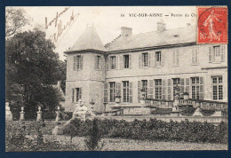 02. Vic Sur Aisne. Perron Du Château. Terrasse Et Les 2 Sphynxs. - Vic Sur Aisne