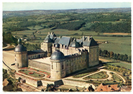 24 - Cpsm - Hautefort - Vue D'ensemble Du Château, La Chapelle Et Façade Est - Hautefort