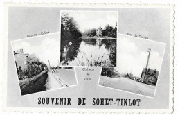 SOUVENIR DE SOHET-TINLOT  -- Rue De L'Eglise - Rue De Centre - Château De Tinlot - Tinlot