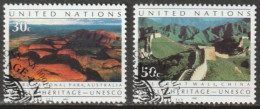 UNO New York 1992 MiNr.625 - 626 O Gestempelt UNESCO Welterbe ( 6417)Versand 1,00€-1,20€ - Usados