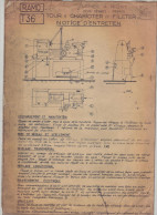 Ramo Usines Niort Tour à Charioter Et Fileter Notice D'entretien 1958 - Macchine