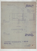 Rhodiaceta Usine SL Ecrou Et Filières Rondelle De Serrage - Maschinen