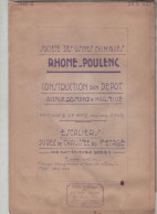 Rhône Poulenc Marseille Construction Dépôt Gigot Bentz Architectes Béton Armé Mizony Lyon 1951 - Opere Pubbliche