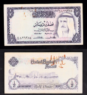 KUWAIT 1/2 DINAR 1968  PIK 7A  BB - Koeweit