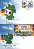 Serbia And Montenegro 2006, Football World Cup, 2FDC - Championnat D'Europe (UEFA)