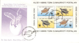 Turkey 1992, WWF, Turtles, FDC - FDC