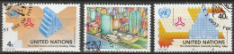 UNO New York 1992 MiNr.637 - 639 O Gestempelt Freimarken ( 7210)Versand 1,00€-1,20€ - Used Stamps