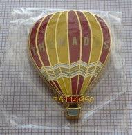 PAT14950 MONTGOLFIERE THEMADIS   Ecriture Dorée NACELLE Grise En  Version ZAMAC - Fesselballons