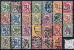 FINLAND 1917-30 - Canceled - Sc# 83-110 - Complete Set! - Oblitérés