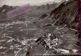 GRUYERES   ( SUISSE )    EN AVION AU-DESSUS DE  . . .  GRUYERES   BROC ET VALLEE DE LA JOGNE ( FRIBOURG ) - Broc