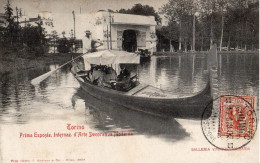 CARTOLINA DI TORINO PRIMA ESPOSIZIONE INTERNAZ.D'ARTE DECORATIVA VIAGGIATA NEL 1902 - Exposiciones