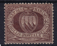 SAN MARINO 1892 - MLH - Sc# 18 - Unused Stamps