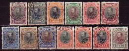 BULGARIA - 1901 - Serie Courant - Roi Ferdinand - Yv 50 - 61 + 59a Obl. - Used Stamps